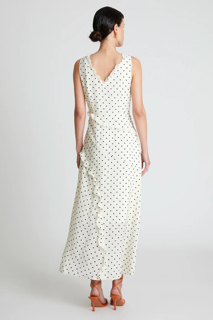 Vestido de Volantes con Lunares