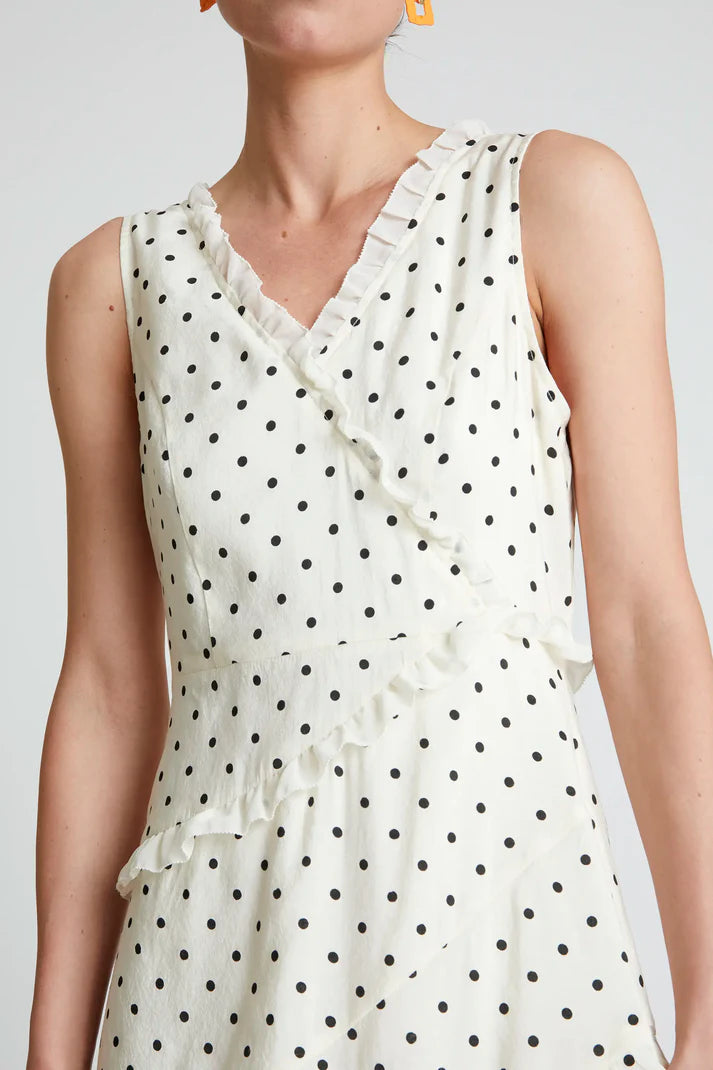 Vestido de Volantes con Lunares