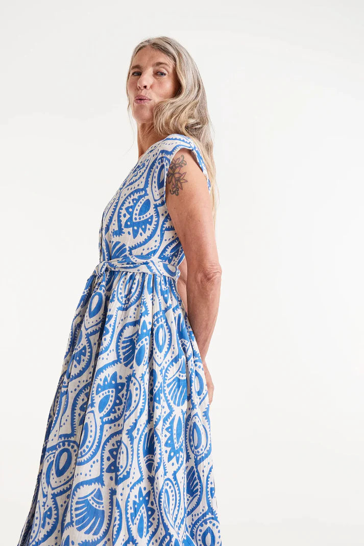 Vestido Midi Estampado