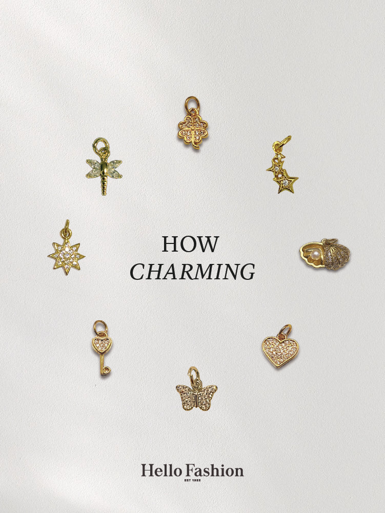 Charm de chapa de oro