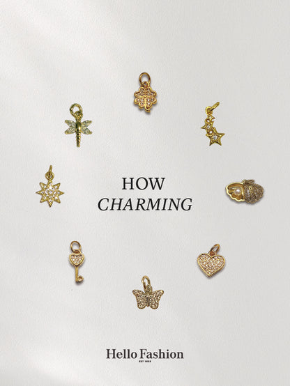 Charm de chapa de oro