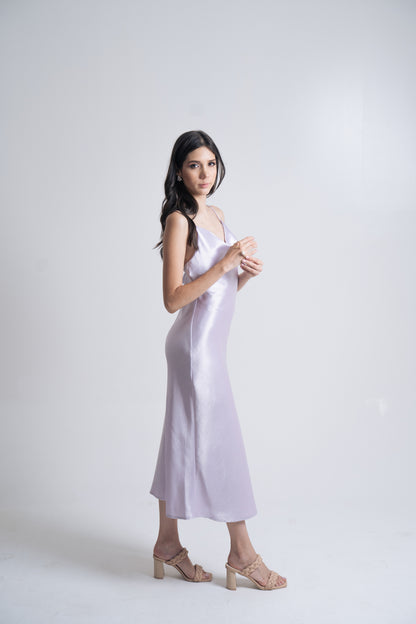 Vestido Lencero Lavanda